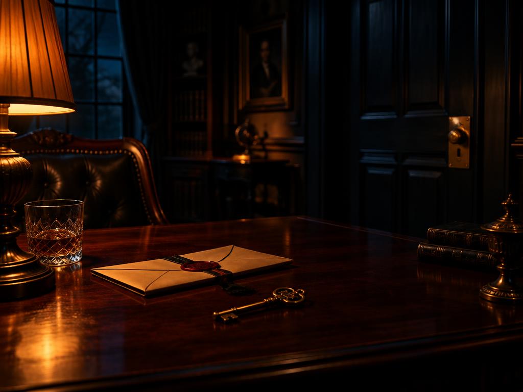 The Lamplight Inheritance case scene