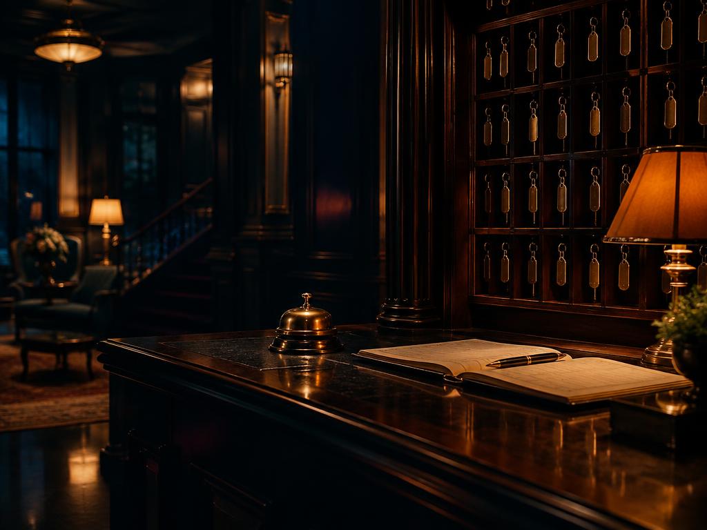 The Quiet Hotel case scene