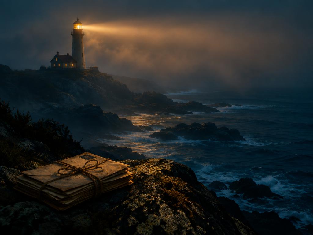 The Lighthouse Letters case scene